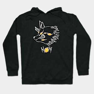 Kon the fox (white series) Hoodie